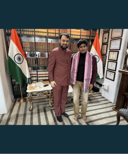 Shri Pavan Guntupalli with Dr. Karan Garg during a TLGS interaction